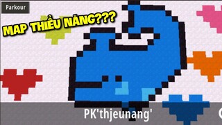 PARKOUR THIỂU NĂNG??? MEOWPEO HẾT HỒN VỚI MAP PARKOUR SIÊU DỊ TRONG MINI WORLD MINI GAME