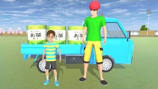 Yuta Main Mobil Mobilan Truk Muat Ikan Pergi Hutan Hantu - Sakura School Simulator