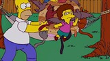 The Simpsons: Momo diserang oleh beruang coklat untuk hadiah Hari Ibu dan hampir mati