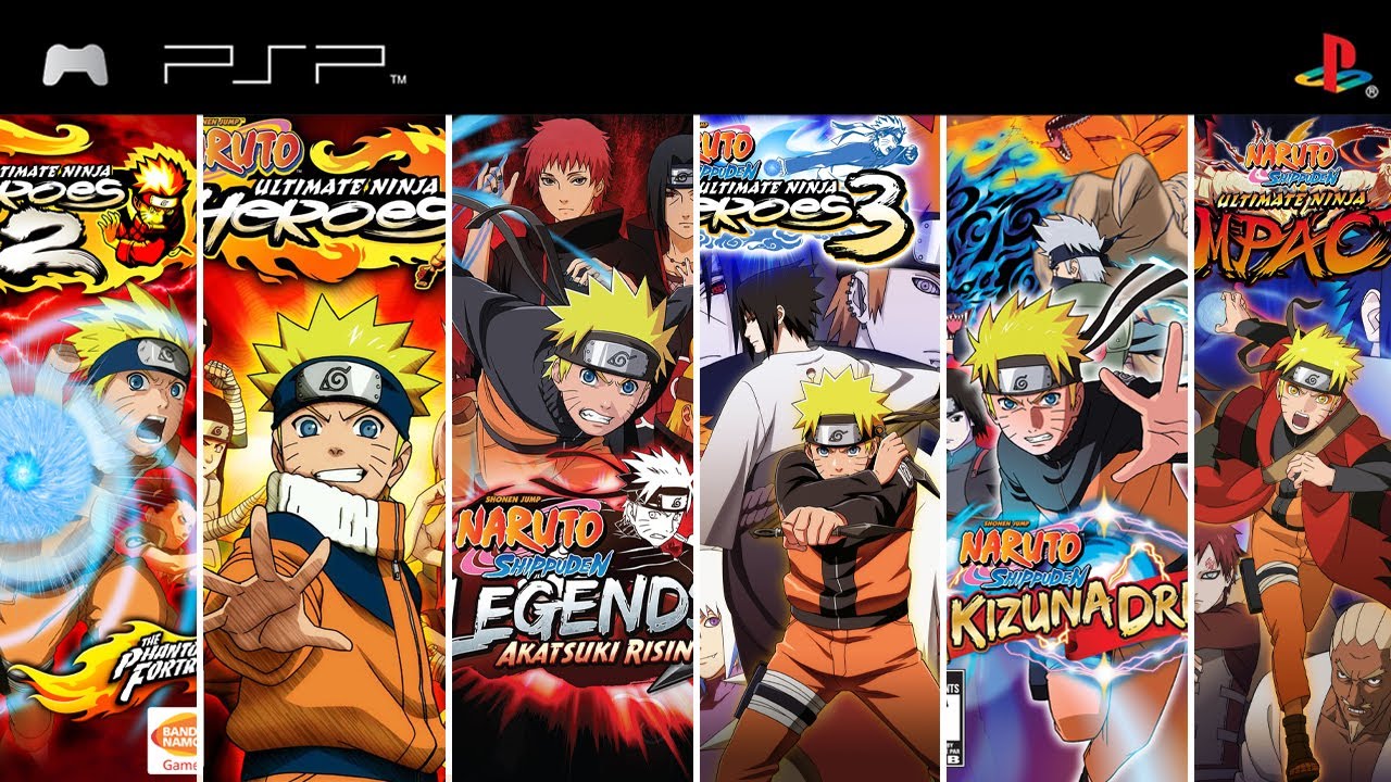Naruto Games for PSP - Bilibili
