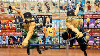 MỞ HỘP và SO SÁNH mô hình Zoro Great Banquet và Dynamism of Ha | Moon Toy Station