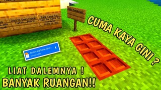 LUAR NYA CUMA TRAPDOOR? - LIAT DALEM NYA BANYAK RUANGAN! - Map Showcase Minecraft #27