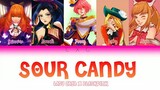 『NIGHTCORE』Sour Candy | MOBILE LEGENDS (Color Coded Lyrics)