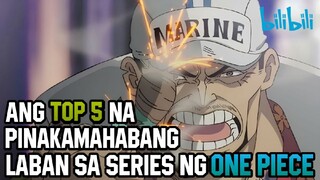 Ang TOP 5 na pinakamahabang laban sa series ng ONE PIECE