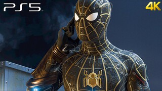 Spider-Man PS5™ No Way Home Suit | Gameplay [4K HDR]