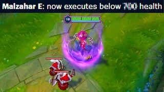 Riot changed Malzahar's EXECUTE