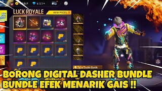 GET DIGITAL DASHER BUNDLE !! KATANA MACAM PERNAH NAMPAK ?? FREE FIRE