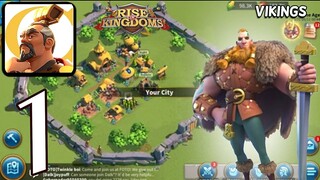 Rise Of kingdoms Lost Crusades Vikings Gameplay walkthrough part 1 [Android iOS]