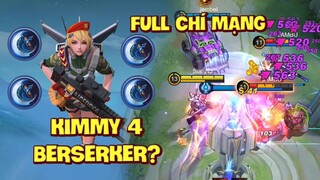 Tốp Mỡ | KIMMY TROLL: FULL CHÍ MẠNG "4 CHIẾN RÌU BERSERKER" LIỆU CÓ DAMAGE?? | MLBB