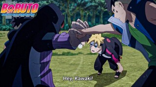 Boruto & Kawaki vs Code - Momoshiki Controls Boruto - Borushiki vs Code - Boruto Episode 291