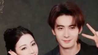 Dilraba Dilmurat & Chen Xingxu's "The Legend of Qin" wrap-up footage, two adorable kids.