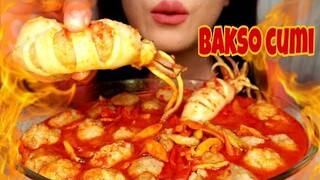 ASMR BAKSO CUMI KUAH MERCON PEDAS DAHSYAT | ASMR MUKBANG INDONESIA | EATING SOUNDS