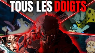 LES 20 DOIGTS DE SUKUNA ET LEURS APPARITIONS ! PAS AU MAX FACE A GOJO ? - EXPLICATION JUJUTSU KAISEN