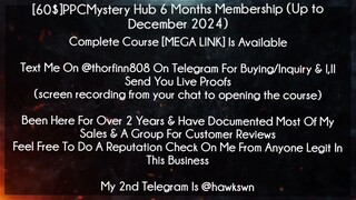 [60$]PPCMystery Hub 6 Months Membership (Up to December 2024) Course download