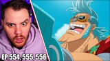The Thousand Sunny's New Weapon! || One Piece Episode 554, 555 & 556 REACTION