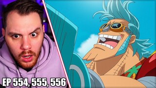 The Thousand Sunny's New Weapon! || One Piece Episode 554, 555 & 556 REACTION