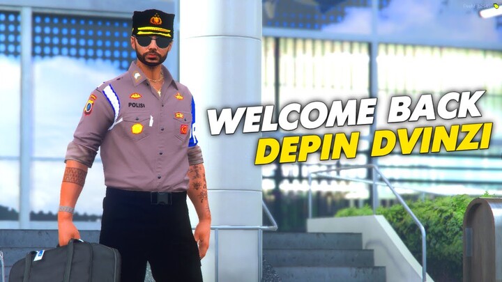 WELCOME BACK DEPIN DVINZI !! MENJADI JENDRAL DAN AMBIL ALIH KOMANDO POLISI !! GTA V ROLEPLAY