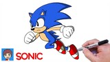 Cara Menggambar Sonic Running Dengan Mudah – Sonic the Hedgehog
