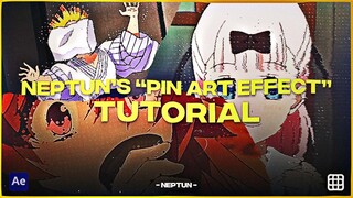 「NEPTUN'S PIN ART EFFECT TUTORIAL 」After Effects「TUTORIAL」4K