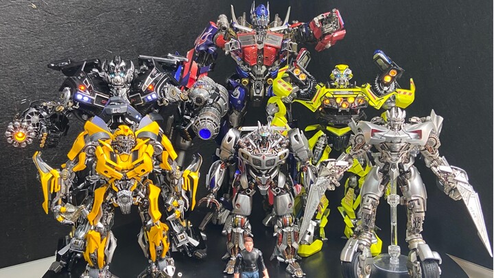 Transformers Năm Autobots Đồ Chơi Mô Hình Bumblebee Ironhide Optimus Prime Xe Cứu Thương Jazz Crossf