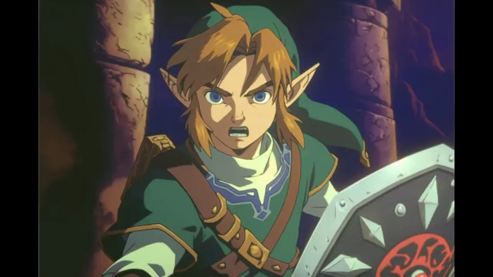The Legend of Zelda Studio Ghibli 80's Dark Fantasy Anime Film - Bilibili