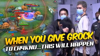 WHEN YOU GIVE GROCK TO CH4KNU...THIS WILL HAPPEN 😮