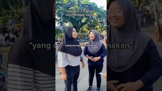 SEBUTKAN 3 MAKANAN DARI HURUF M BOLEH AMBIL UANG TAPI SUSAH 😋 #viral #shorts