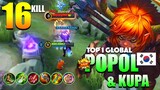 Popol And Kupa No More Tank Build?! | Top 1 Global Popol and Kupa Gameplay By pramus abby~ MLBB