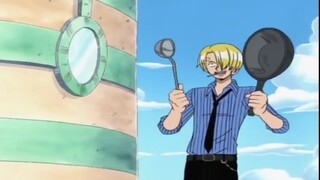 sanji memasak untuk luffy