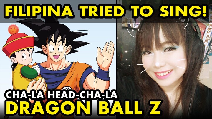 Filipina tries to sing Japanese anime song - DRAGON BALL Z anime opening 1 - cover by Vocapanda