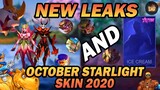 OCTOBER STARLIGHT SKIN 2020 & NEW UPCOMING UPDATES/LEAKS in Mobile Legends
