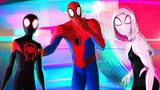 Spider-Gwen & Spider-Men VS Dock Ock | Spider-Man: Into the Spider-Verse | CLIP