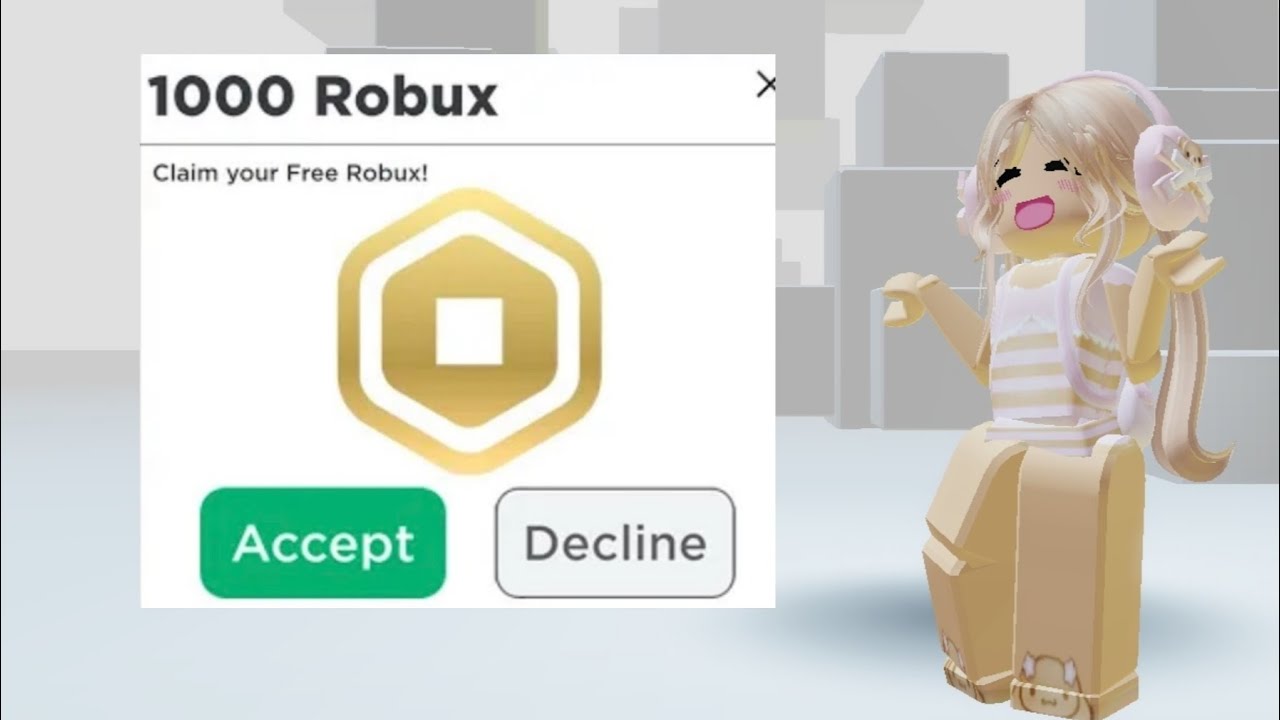 HOW TO GET FREE ITEMS ON ROBLOX - BiliBili