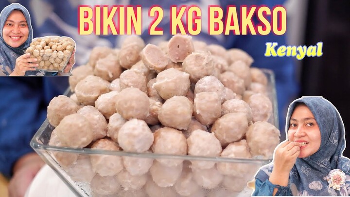 BIKIN BAKSO 2 KG DAGING KENYAL BANGET, SEKARANG BISA BIKIN BAKSO DI RUMAH AJA