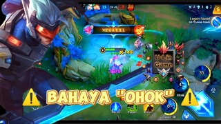 U-LIN GAME || ⚠️ AWAS, BAHAYA "OHOK"❗❗❗⚠️ . MOBILE LEGENDS . MLBB