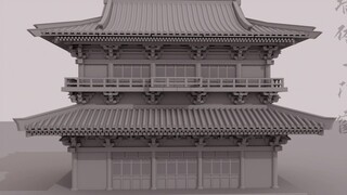 2022届毕业设计建筑动画-独乐寺观音阁