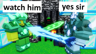 พวกเขาดักฉันในเรือนจำ SKYBASE (Roblox BedWars)