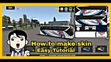 How to make skin and apply to your bus(Easy Tutorial) | Bus Simulator Ultimate |PinoyGamingChannel