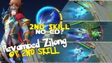 OP REVAMPED ZILONG 2ND SKILL RESETS CD WHEN MINIONS, HEROES OR JUNGLE ARE KILLED MOBILE LEGENDS YAY!