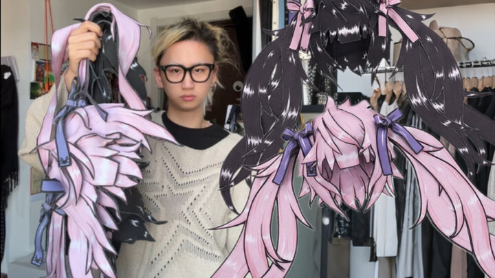 Saya membeli x2 lebih banyak topi wig 2D