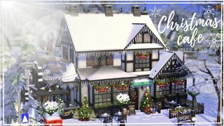 THE SIMS 4: CHRISTMAS CAFE // SPEED BUILD