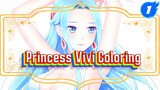 Coloring Process of Princess Vivi | One Piece / Average-level Tablet Painting_1