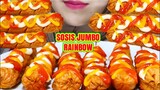 ASMR SOSIS JUMBO RAINBOW | ULUL ASMR MUKBANG INDONESIA