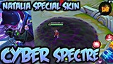 Natalia Cyber Spectre Skin Review Using Skills No Cooldown - Mobile Legends: Bang Bang!