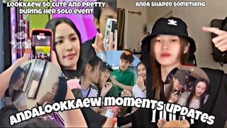 Andalookkaew_Anda keep glancing at lookkaew| Lookkaew lucky she has a human wipe when she gets dirty