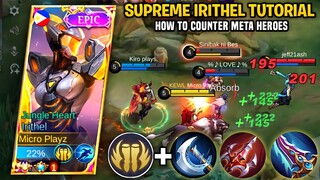 RANK UP FAST! IRITHEL BEST BUILD ( HIGH BURST DAMAGE ) - MLBB