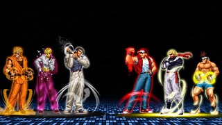 KOF MUGEN: Art Of Fight (KOF XV Team) VS Fatal Fury Team!!!