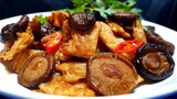 Nấm đông cô - đậu hủ ky tươi rim nước dừa thơm ngon dễ làm | Thanh cooking