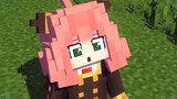 [SPY×FAMILY x Minecraft animation] Arnia also wants to play Minecraft (Author: Skincraftxza )