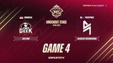 Geek Fam vs Blacklist International GAME 4 M5 World Championship Knockout Stage | BLCK VS GEEK